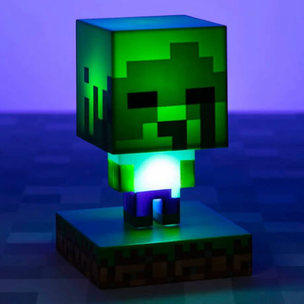 MINECRAFT Zombie Steve mini lámpa