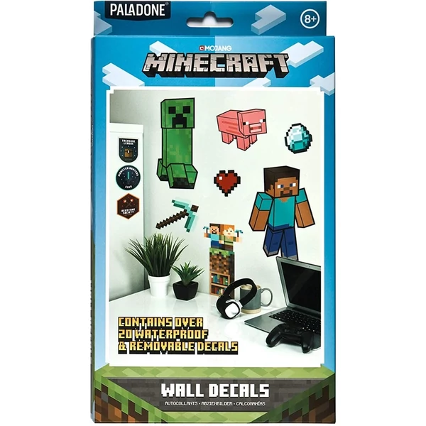 MINECRAFT dekor fali matrica csomag