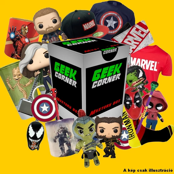 MARVEL Mystery Geekbox meglepetés csomag M