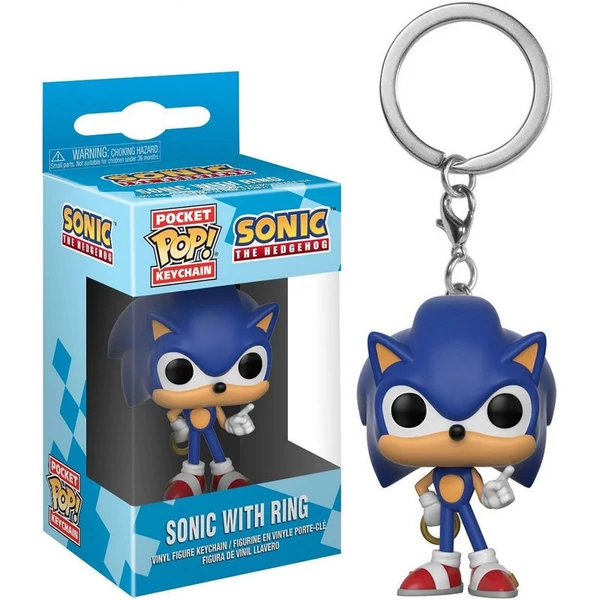Pocket POP kulcstartó Sonic gyűrűvel