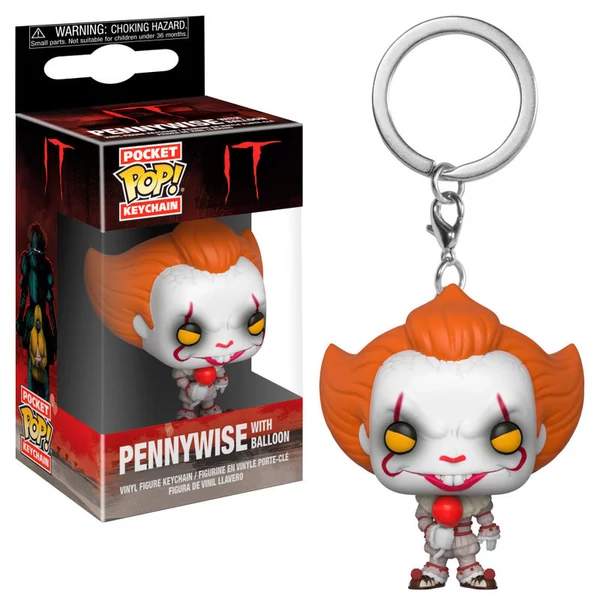 Pocket POP kulcstartó Az - Pennywise lufival
