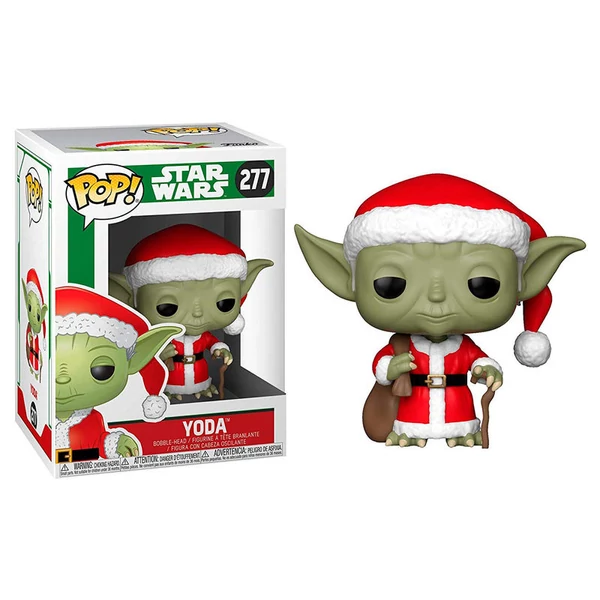 POP figura Star Wars Holiday Santa Yoda