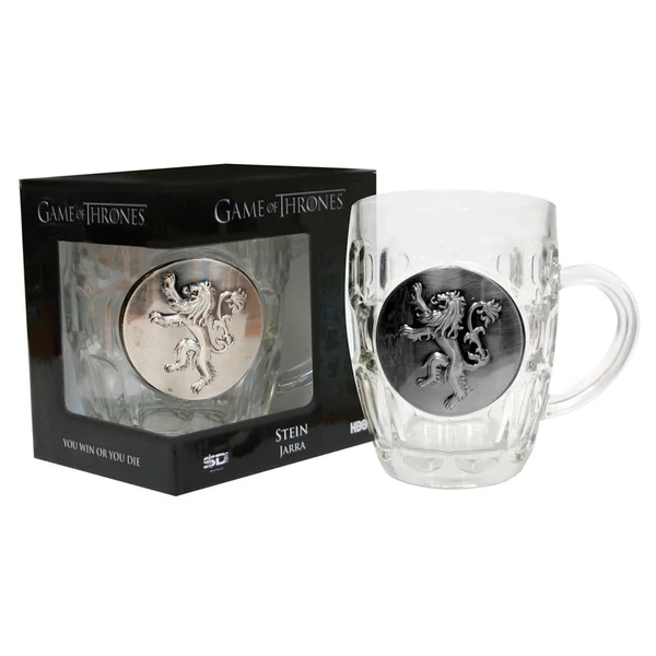 Trónok harca Lannister üvegkorsó