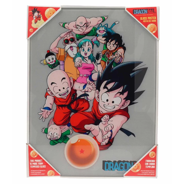 Dragon Ball karakterek üveg poszter