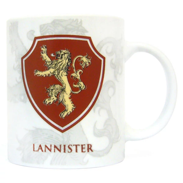 Trónok harca Lannister pajzs bögre