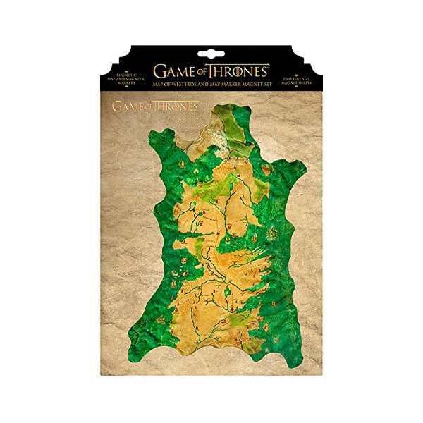 Trónok harca Westeros mágneses térkép