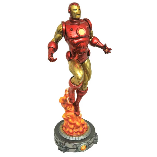 Marvel Gallery klasszikus Vasember dioráma figura 28cm