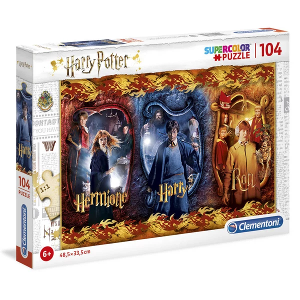 Harry Potter: Harry, Ron és Hermione puzzle 104 db