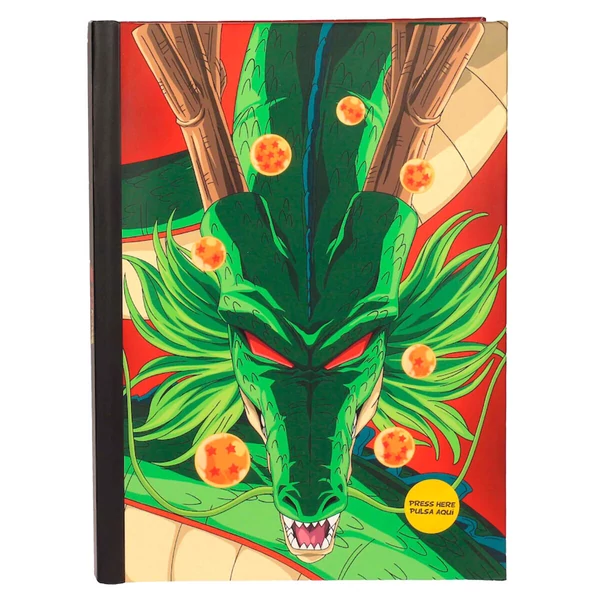 Dragon Ball Shenron A5 világító jegyzetfüzet