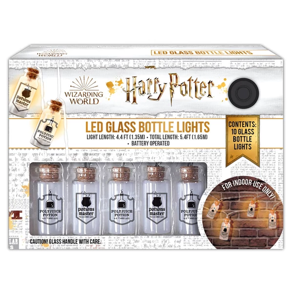 Harry Potter LED-es üvegpalack fényfüzér