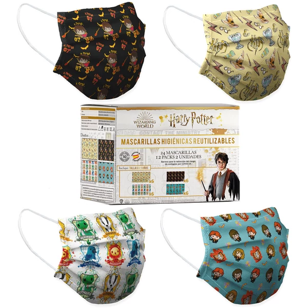 Harry Potter 6/9 éves vegyes arcmaszk szett