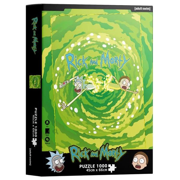 Rick and Morty Portál kirakó 1000db