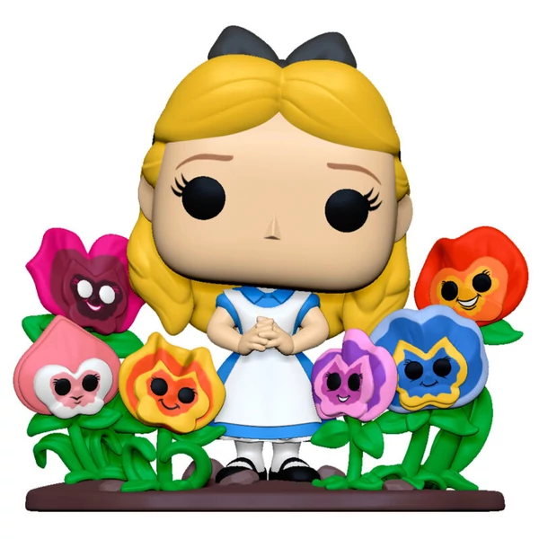Disney Alice Csodaországban 70. évforduló Alice virágokkal POP figura