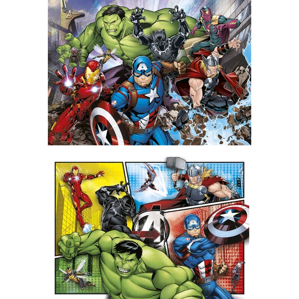Marvel Bosszúállók puzzle 2x60 db-os