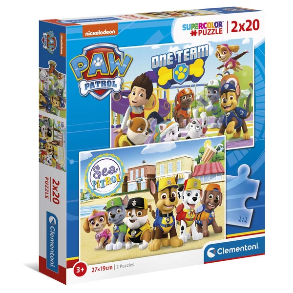 Mancs őrjárat puzzle 2x20 db-os