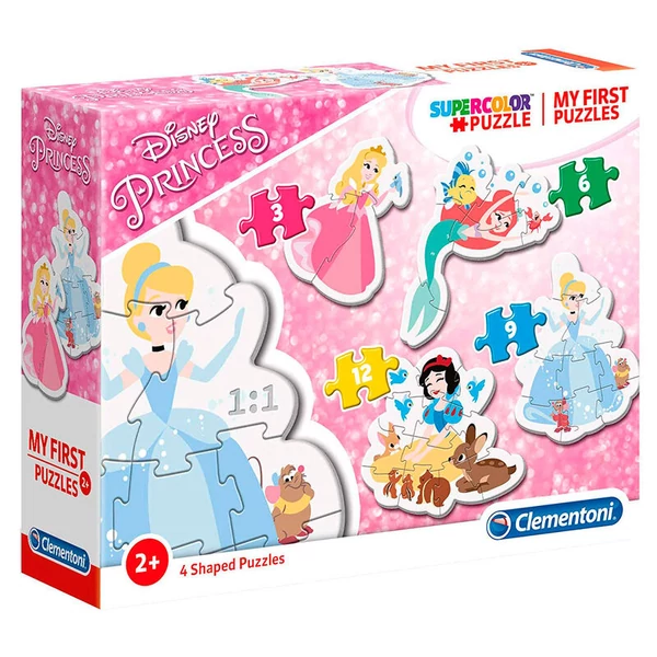 Disney Hercegnők - Az első puzzle-öm 3-6-9-12 db-os