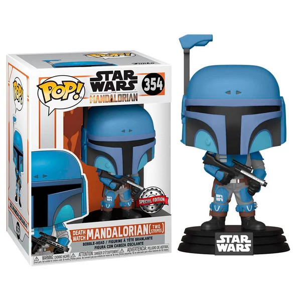 POP figura Star Wars Mandalorian Death Watch Mandalorian Two Stripes Exclusive