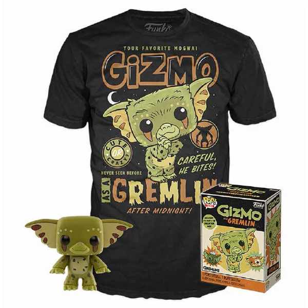 POP figura és póló szett Gremlins Gizmo Exkluzív S