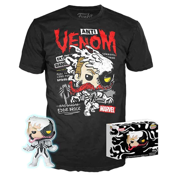 POP figura & póló készlet Marvel Anti-Venom