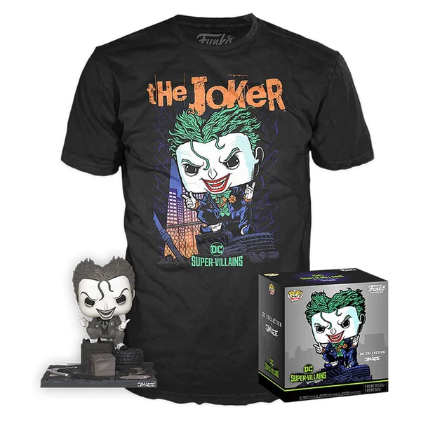 POP figura & póló szett DC Comics Jim Lee Joker