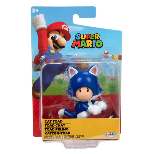 Nintendo Super Mario Macska Toad figura 6,5 cm