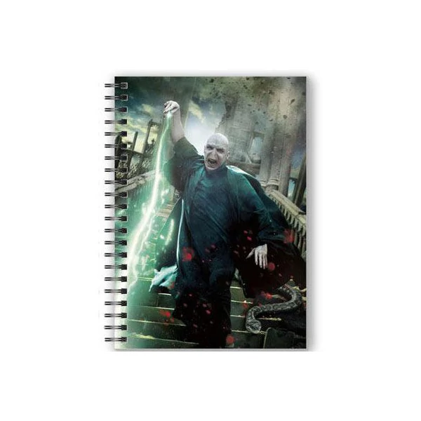 Harry Potter Voldemort A5-ös 3D jegyzetfüzet
