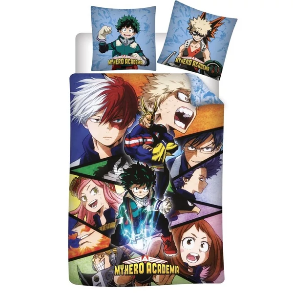 My Hero Academia mikroszálas ágyneműhuzat garnitúra, 90-es ágyhoz
