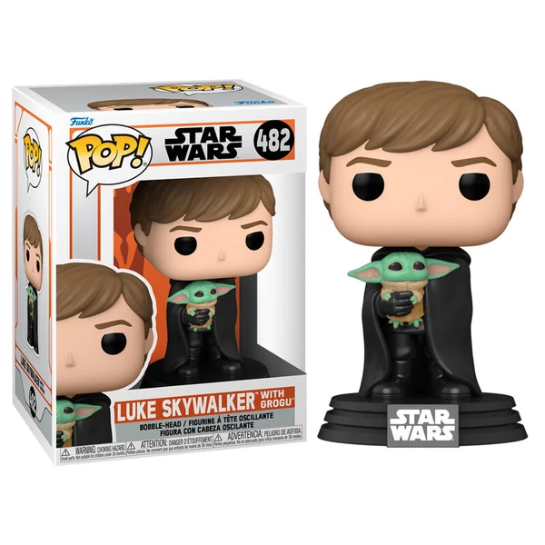 POP figura Star Wars Mandalorian Luke a Gyermekkel