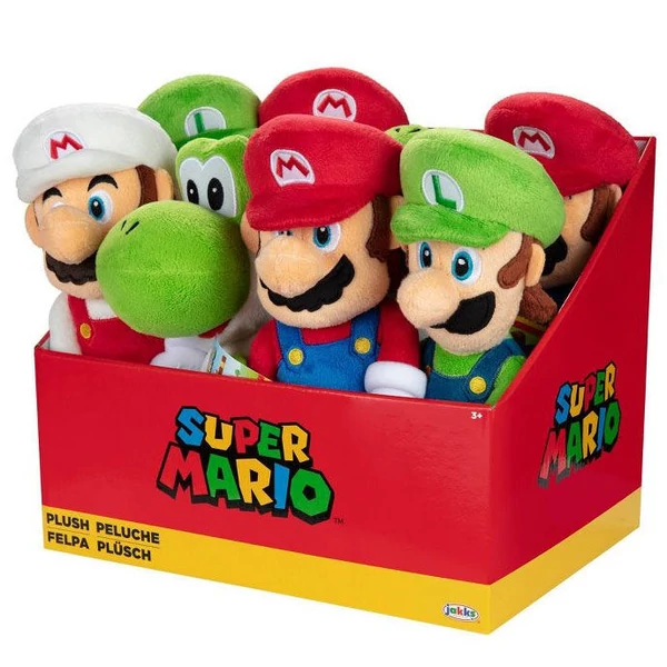 Super Mario karakter válogatott puha plüss 23 cm