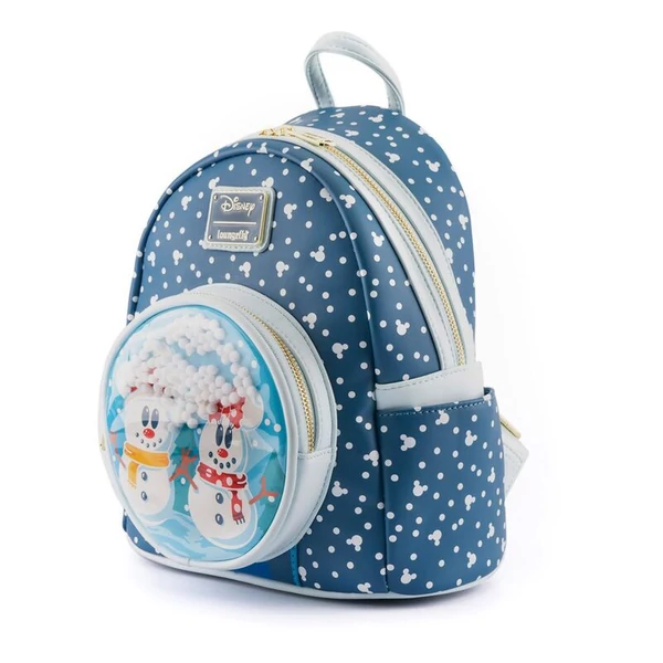 Loungefly Disney Hóember Mickey Minnie hátizsák 26 cm
