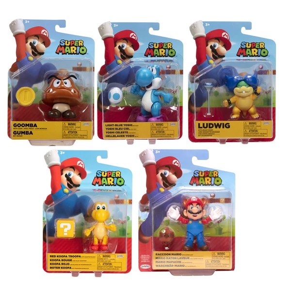 Nintendo Super Mario válogatott figura 10 cm
