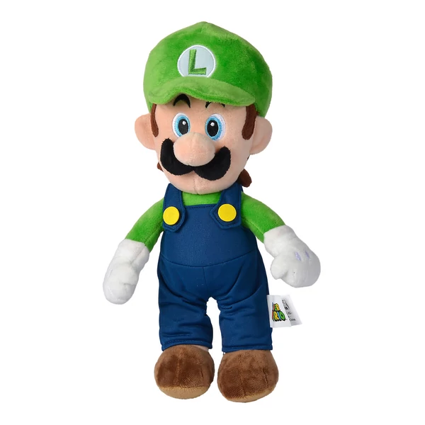 Super Mario Bros Luigi plüssjáték 30cm