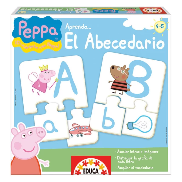 Peppa malac - Tanuld az ábécét társasjáték (spanyol)