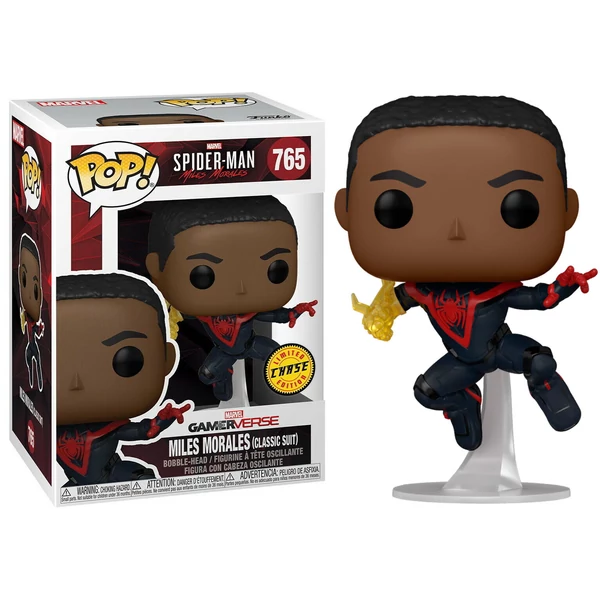 POP figura Pókember Miles Morales Klasszikus Ruha Chase