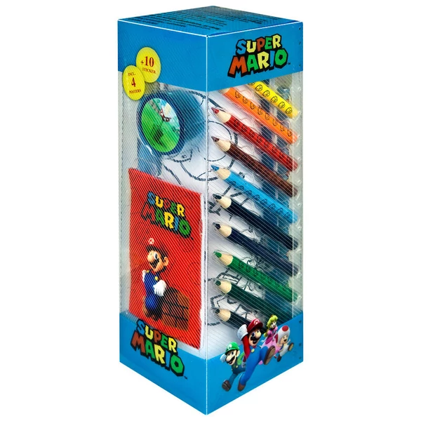 Super Mario Bros írószer készlet 35db-os