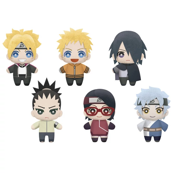 Display 9 plüssjáték Boruto Naruto Next Generations Tomonui 12cm