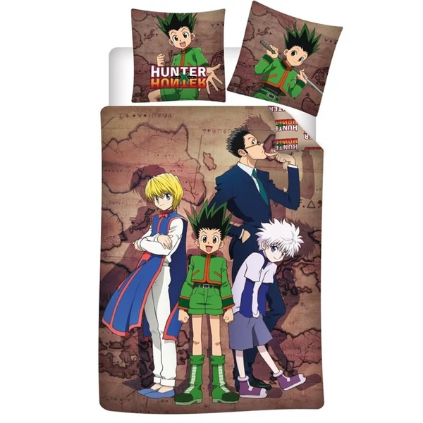Hunter x Hunter pamut ágyneműhuzat garnitúra, 90-es ágyhoz