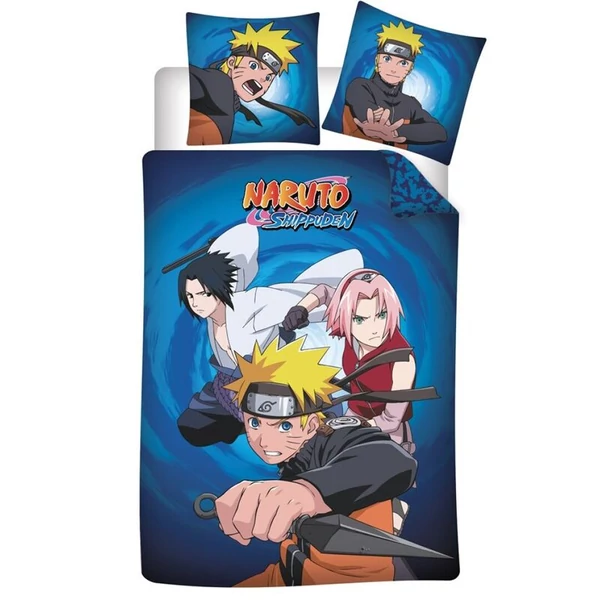 Naruto Shippuden pamut ágyneműhuzat garnitúra, 90-es ágyhoz