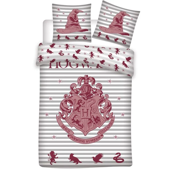 Harry Potter Roxfort mikroszálas ágyneműhuzat garnitúra, 90-es ágyhoz
