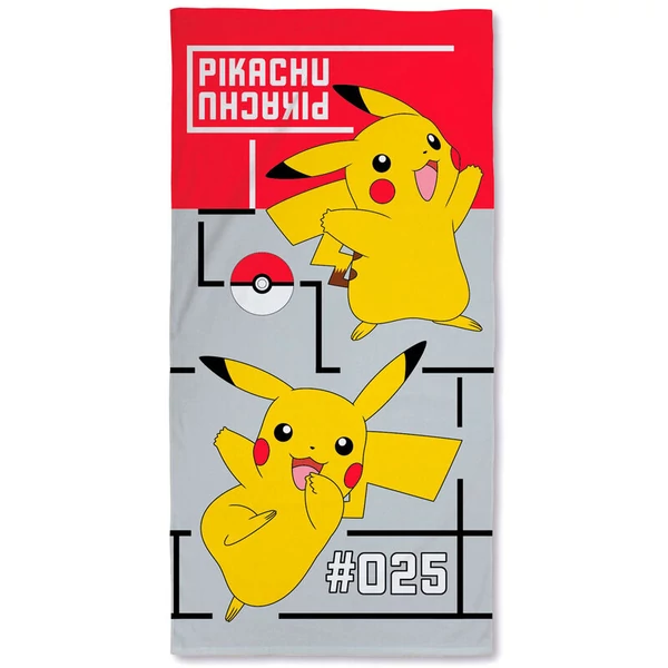 Pokemon Pikachu pamut strandtörölköző