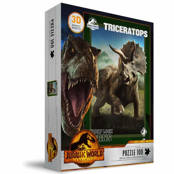 Jurassic World Triceratops 3D puzzle 100 db