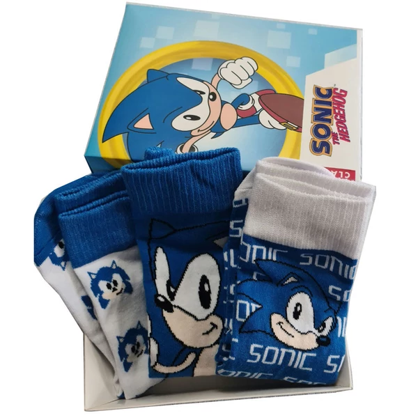 Sonic The Hedgehog 3 páras felnőtt zokni csomag