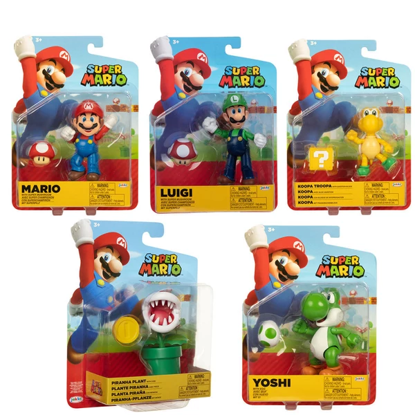 Super Mario Bros válogatott figura 10cm
