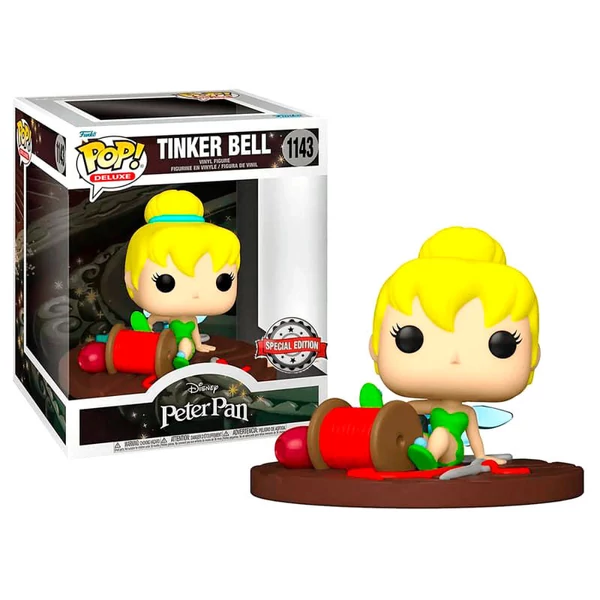 Disney Pán Péter Csingiling cérnadobozon Funko POP figura - Exkluzív