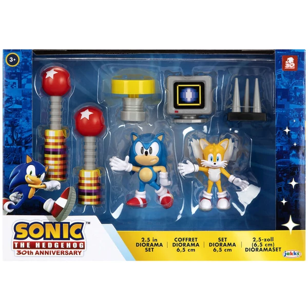 Sonic a sündisznó dioráma szett