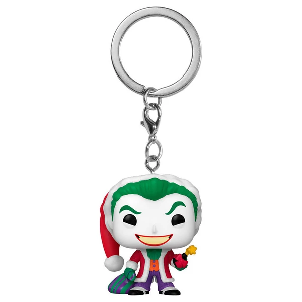 Pocket POP kulcstartó DC Comics Holiday Joker Exkluzív