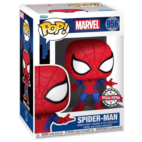 POP figura Marvel Pókember - Pókember Exkluzív