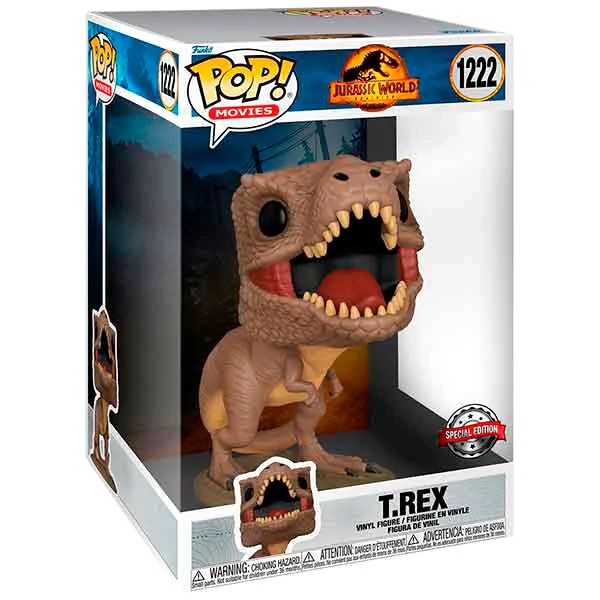 POP figura Jurassic World 3 T-Rex Exkluzív 25cm