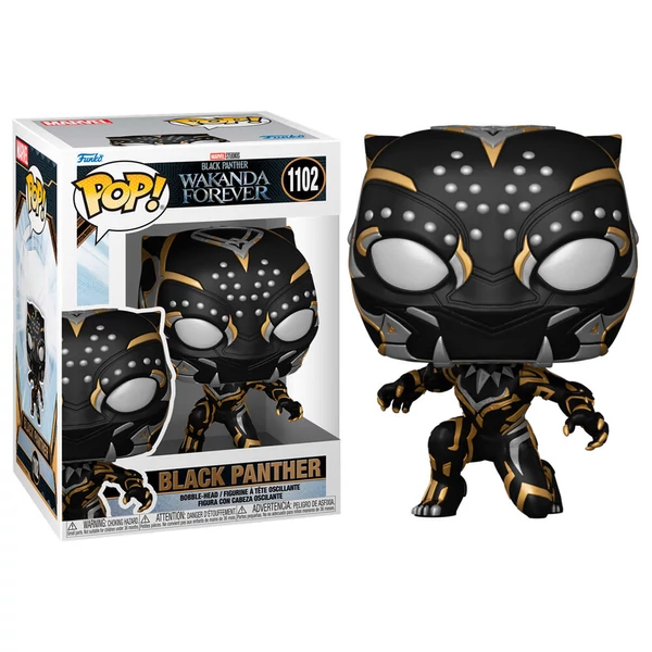 POP figura Marvel Fekete Párduc Wakanda Forever Fekete Párduc