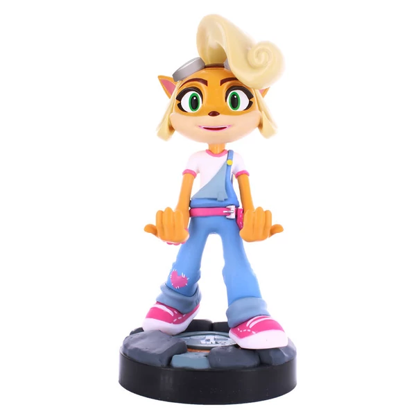 Crash Bandicoot Coco figura tartókonzol Cable guy 21cm